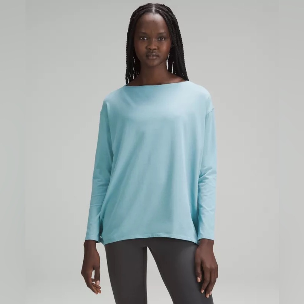 EUC Lululemon Back in Action long-sleeve - Size 12